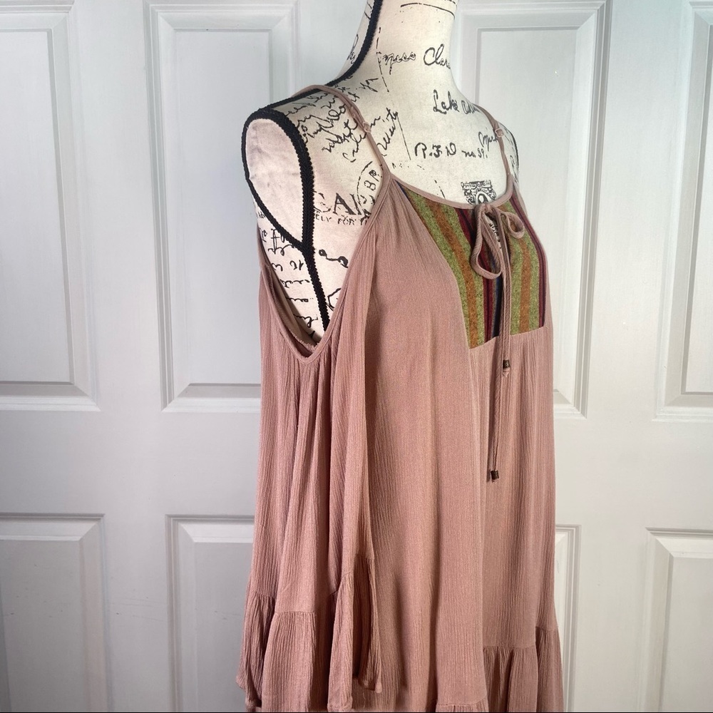 Double Zero Bohemian Cover-Up Mini Dress - Picture 9 of 14